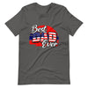 Best Dad Ever American Flag Unisex t-shirt