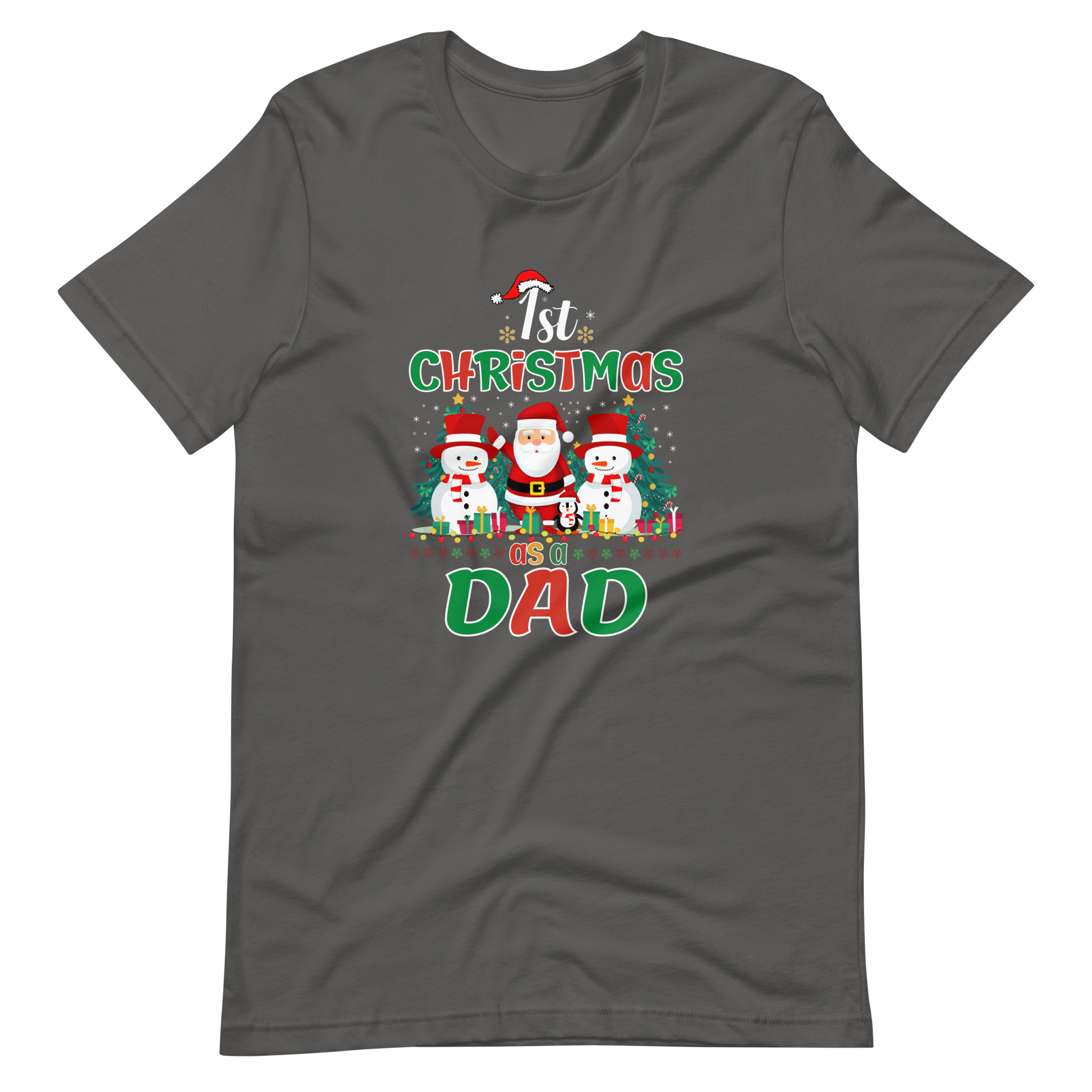 1st Christmas As A Dad Unisex t-shirt