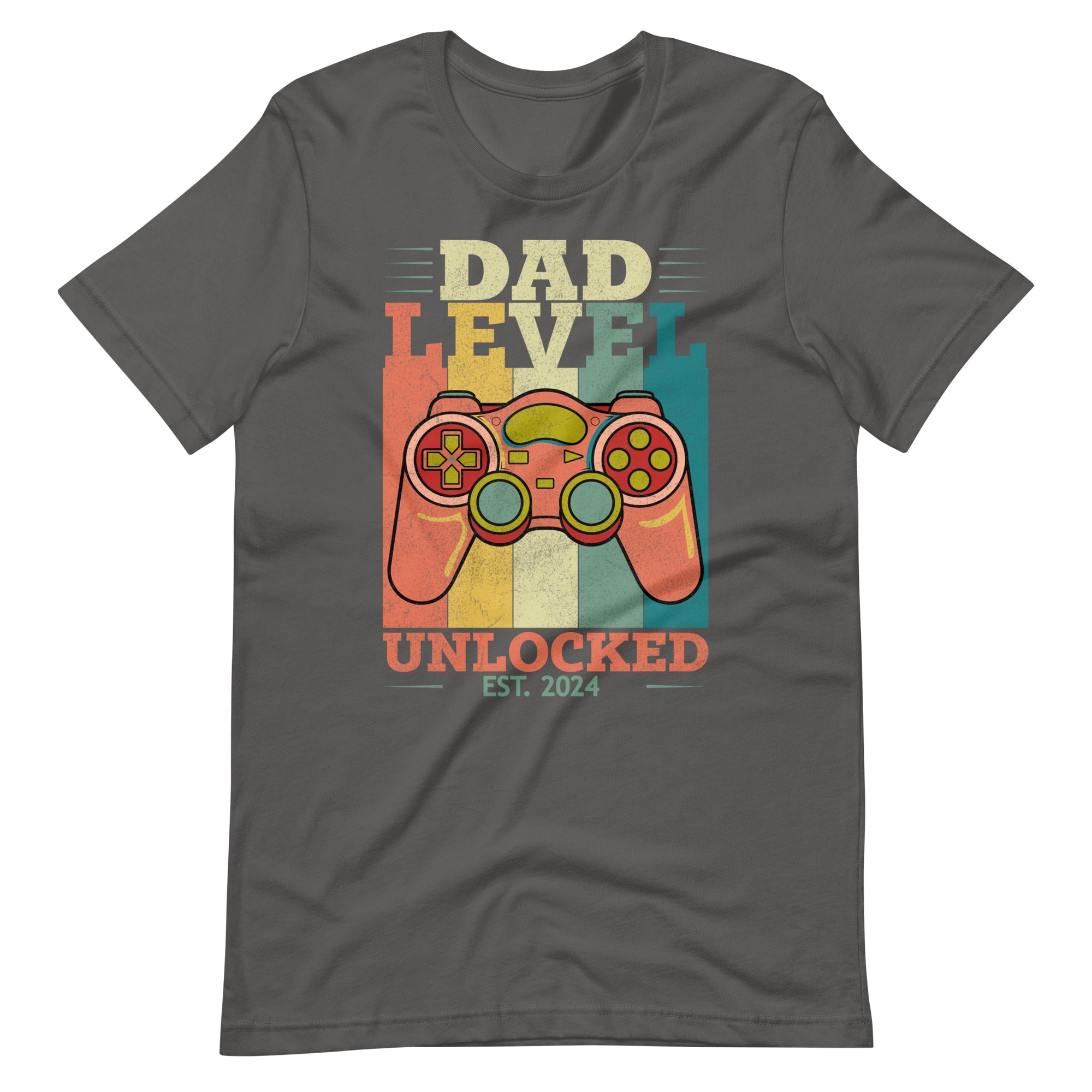 Dad Level Unlocked EST. 2024 Unisex t-shirt