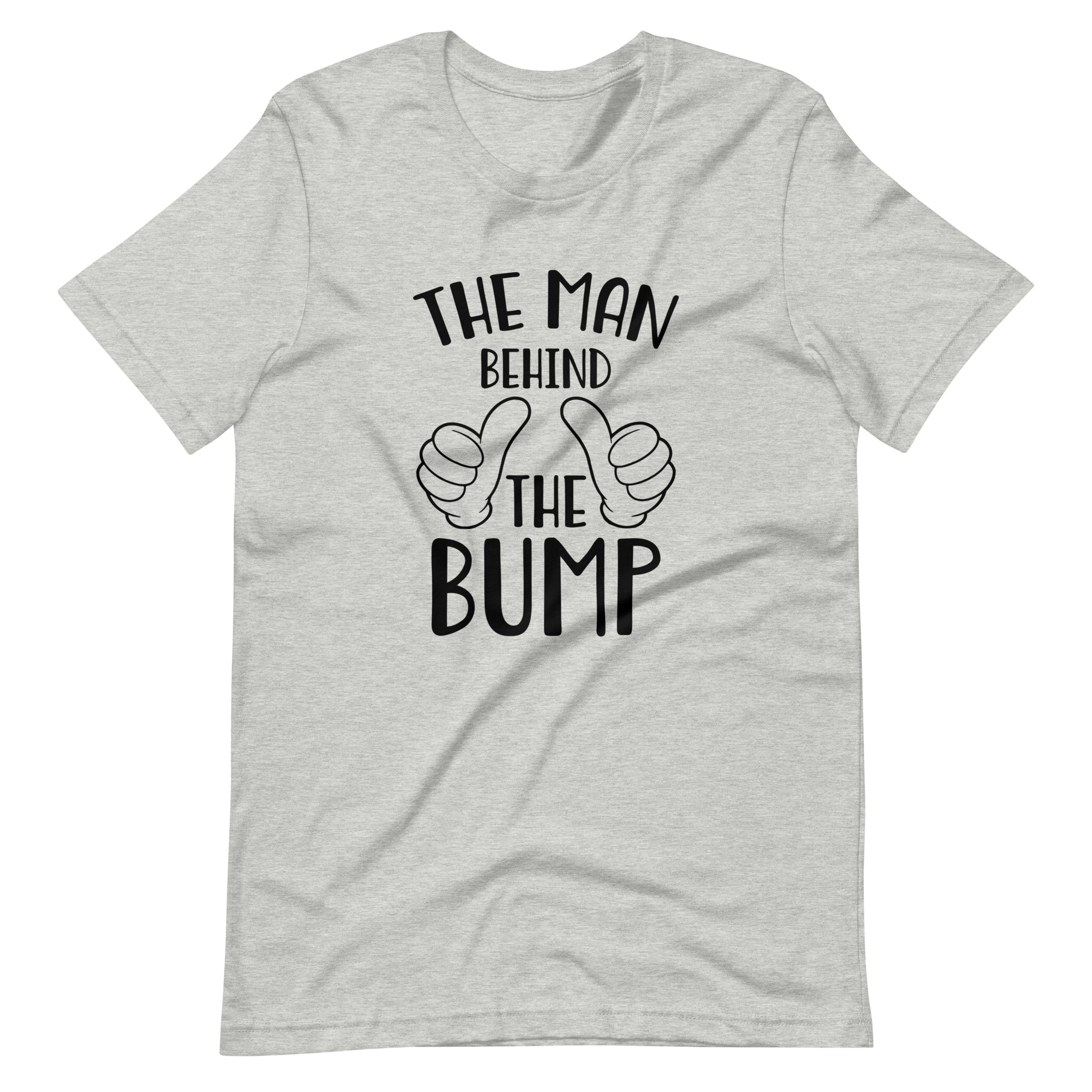 The Man Behind The Bump Unisex t-shirt