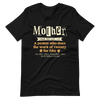 Mother: A Person Who Does The Work Of Twenty For Free Unisex t-shirt