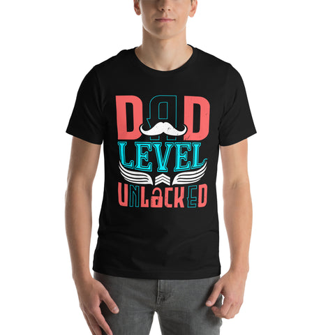 Dad Level Unlocked Unisex t-shirt