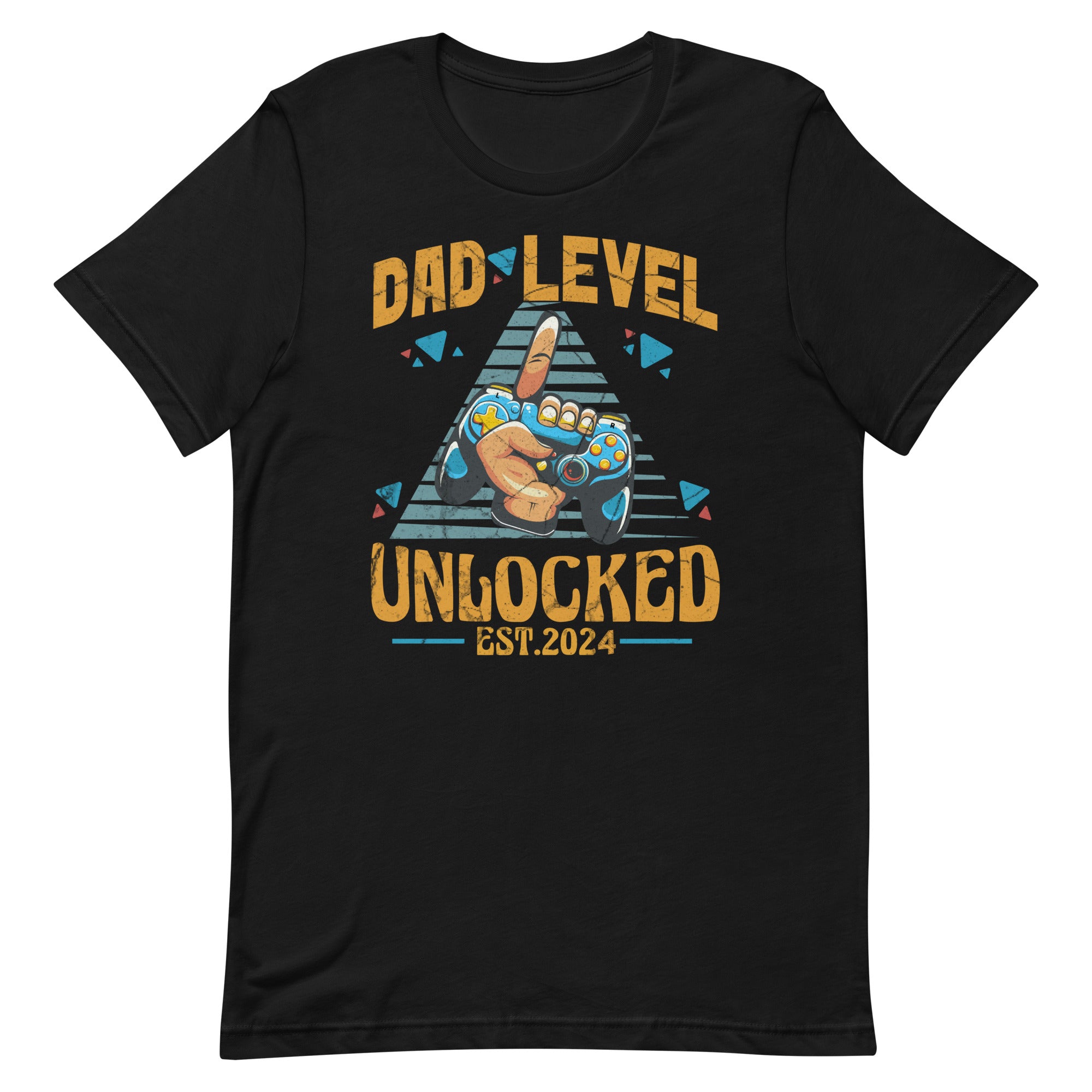 Dad Level Unlocked Est. 2024 Unisex t-shirt