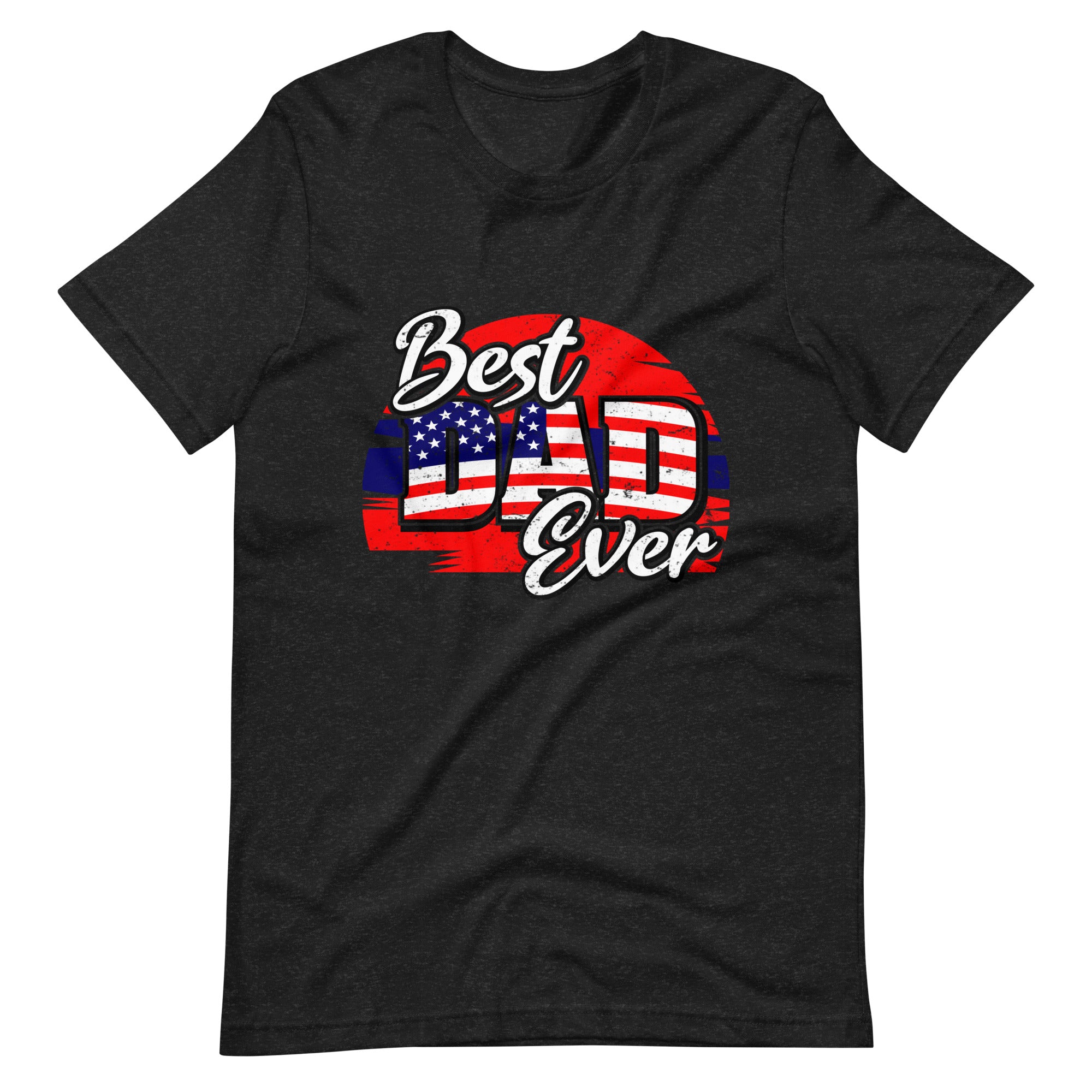 Best Dad Ever American Flag Unisex t-shirt