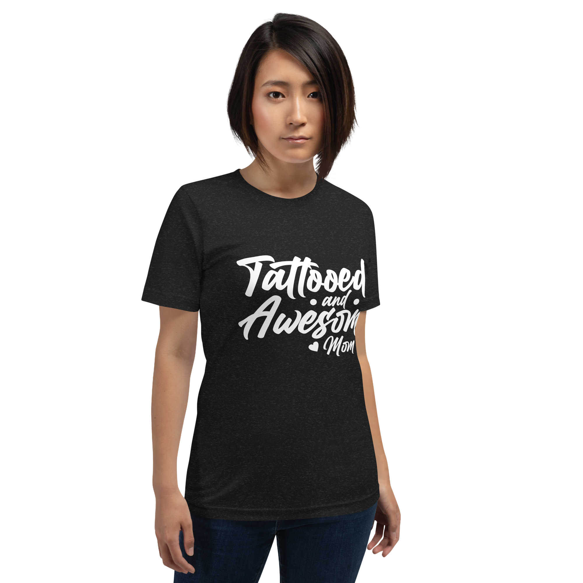 tattooed and awesome mom Unisex t-shirt