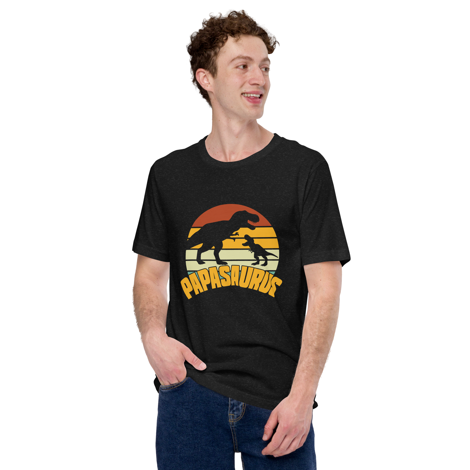 Papasaurus Unisex t-shirt