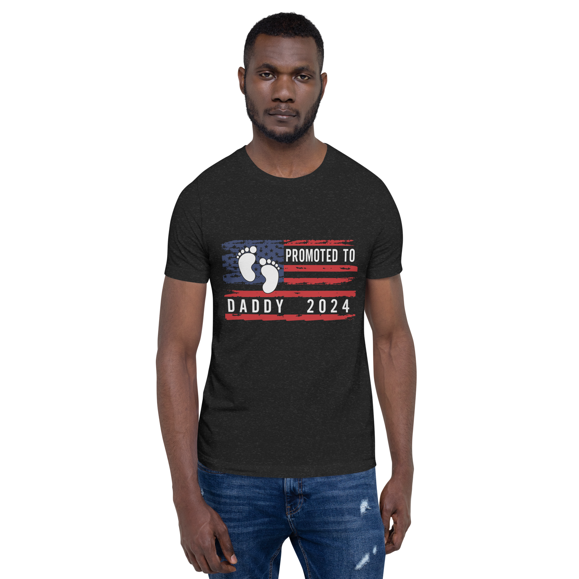 Promoted To Daddy 2024 Unisex t-shirt