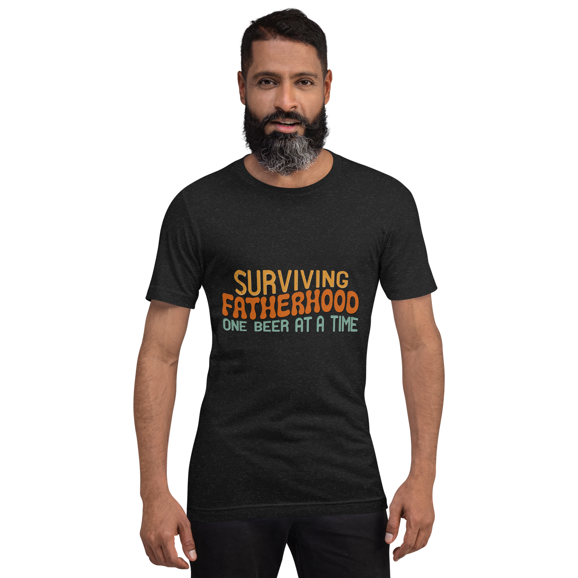 Surviving Fatherhood One Beer At A Time Unisex t-shirt