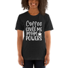 Coffee Gives Me Mom Powers Unisex t-shirt