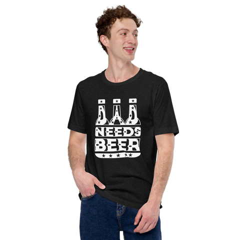 Dad Needs Beer Unisex t-shirt