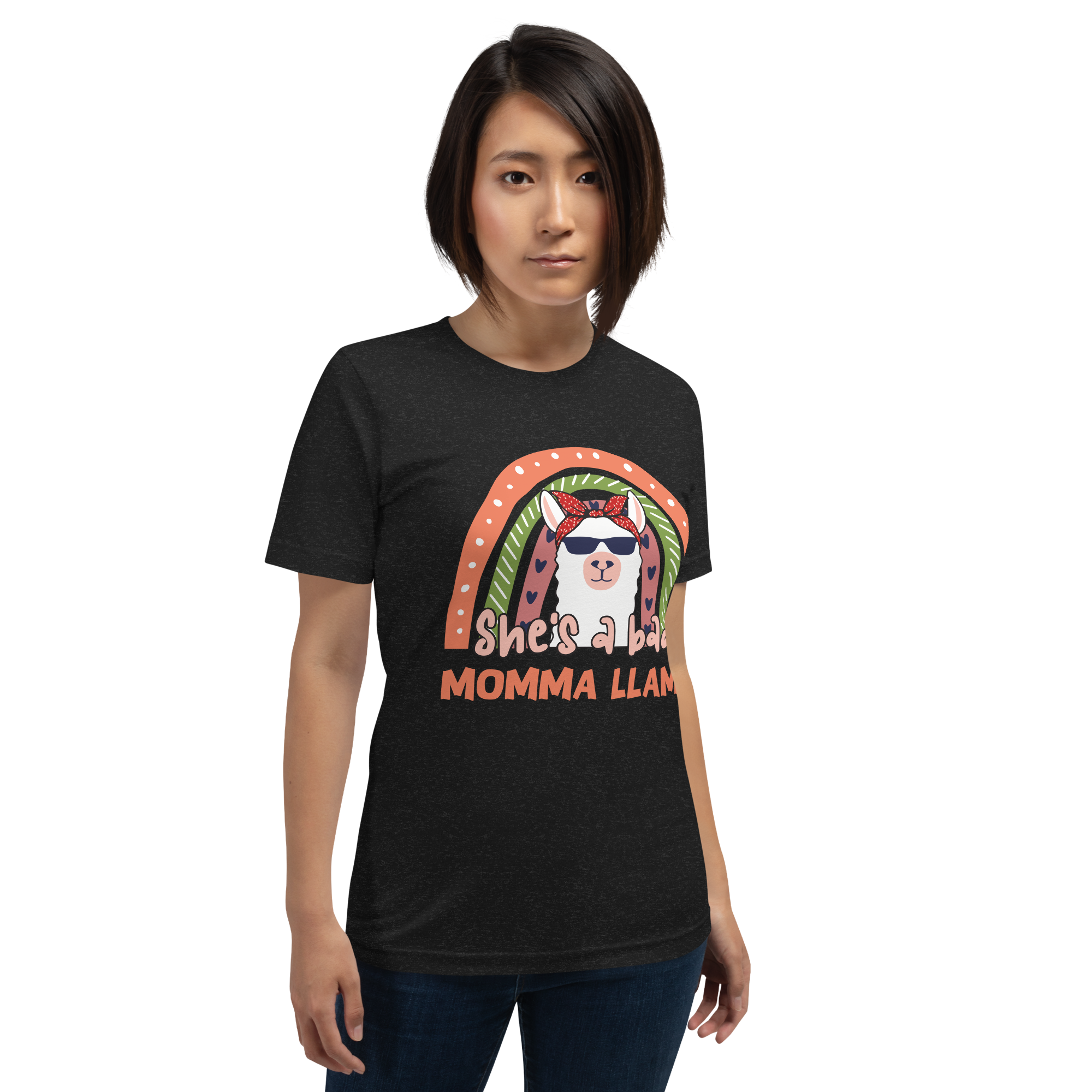 She's A Bad Momma Llama Unisex t-shirt