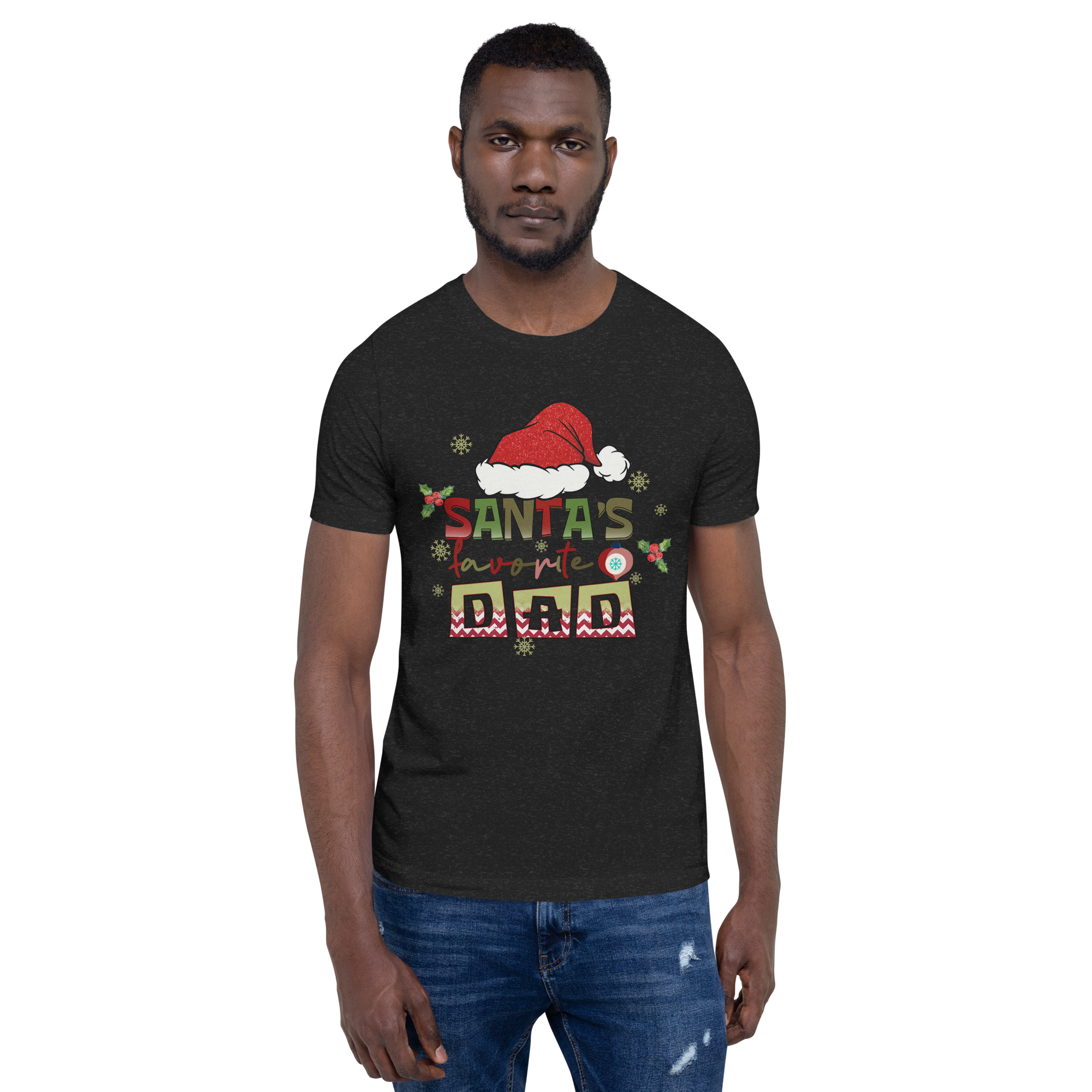 Santa's Favorite Dad Unisex t-shirt