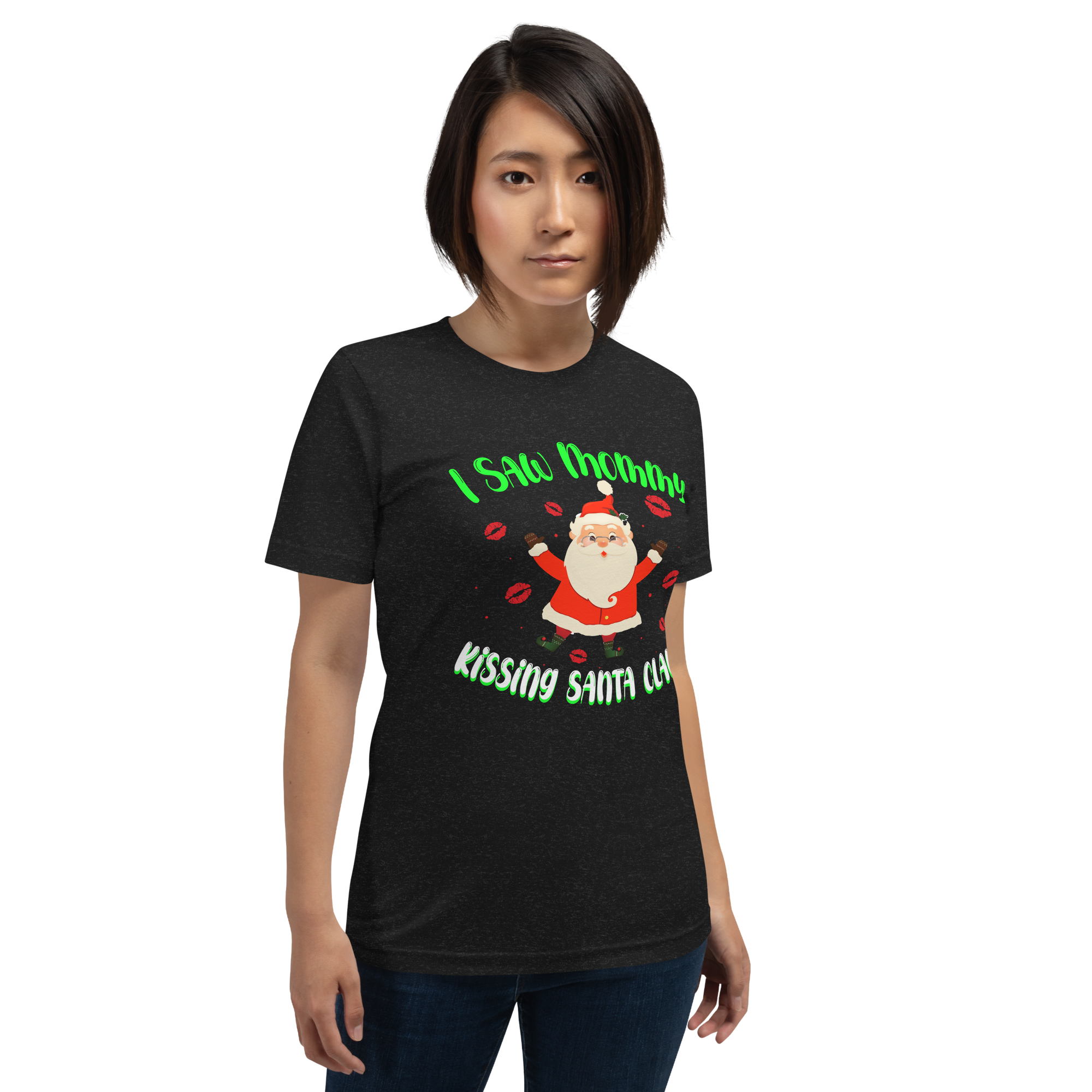 I Saw Mommy Kissing Santa Claus Unisex t-shirt