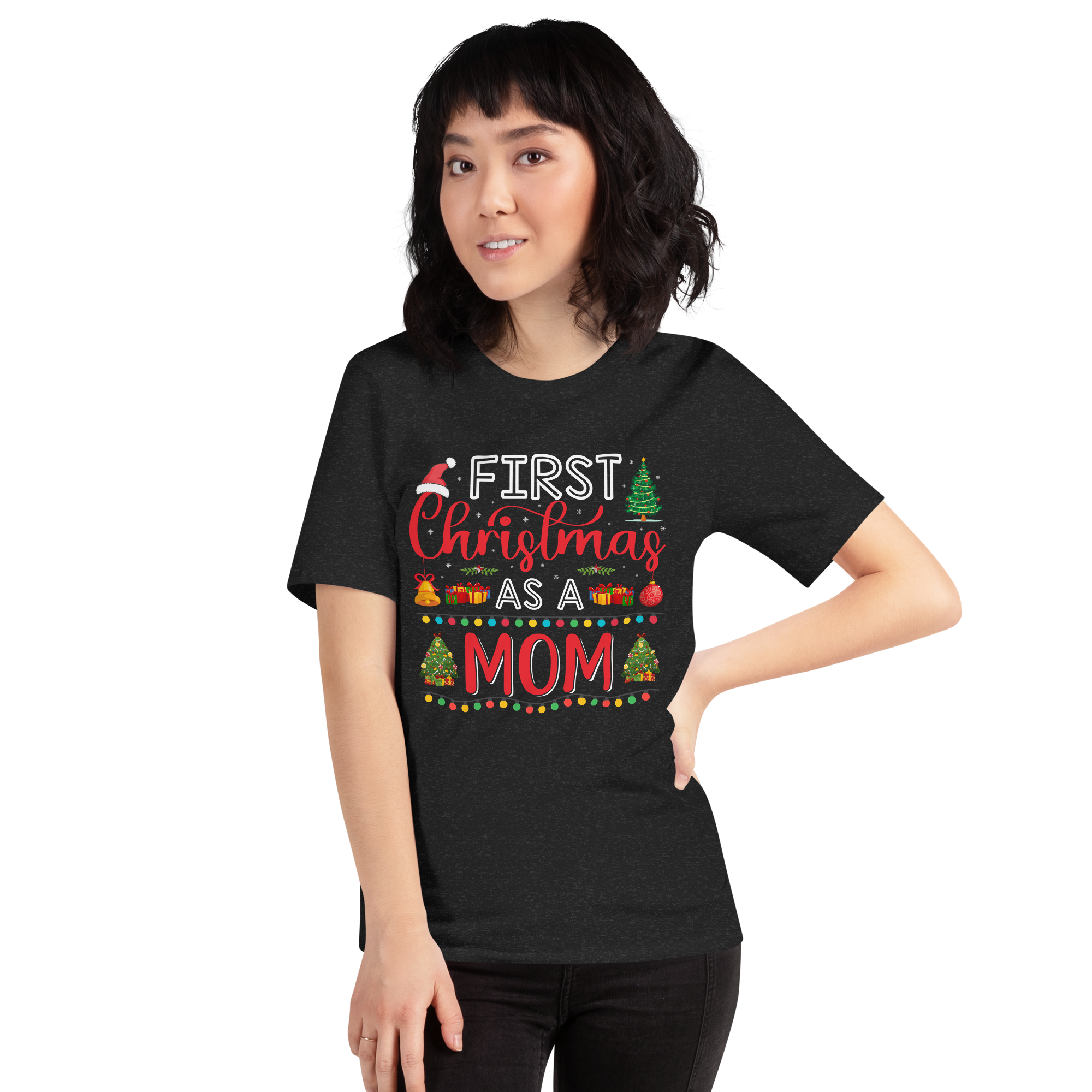 First Christmas As A Mom Unisex t-shirt