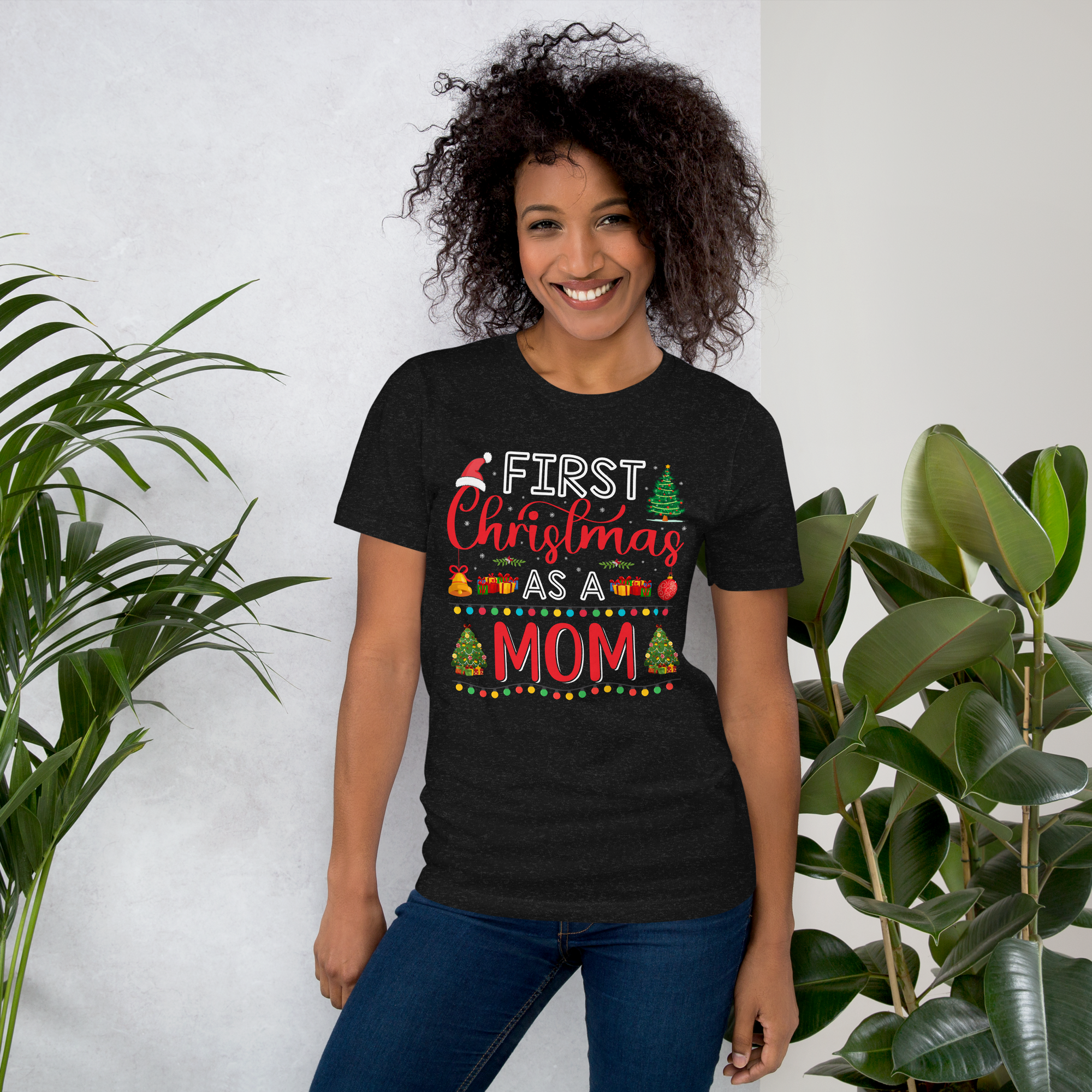 First Christmas As A Mom Unisex t-shirt