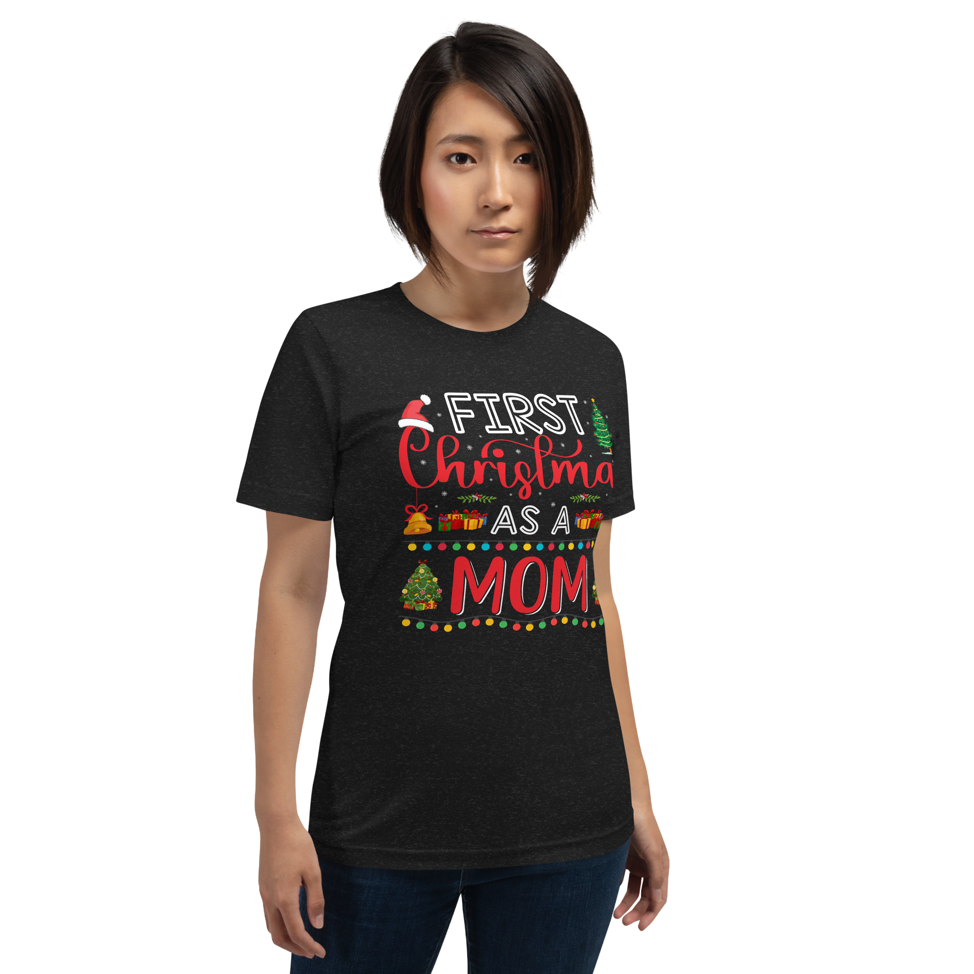 First Christmas As A Mom Unisex t-shirt