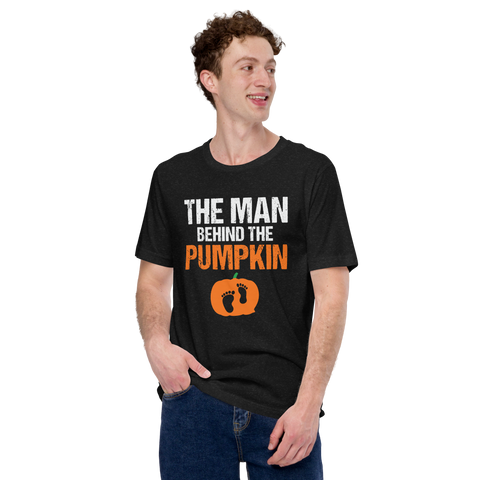 The Man Behind The Pumpkin Unisex t-shirt