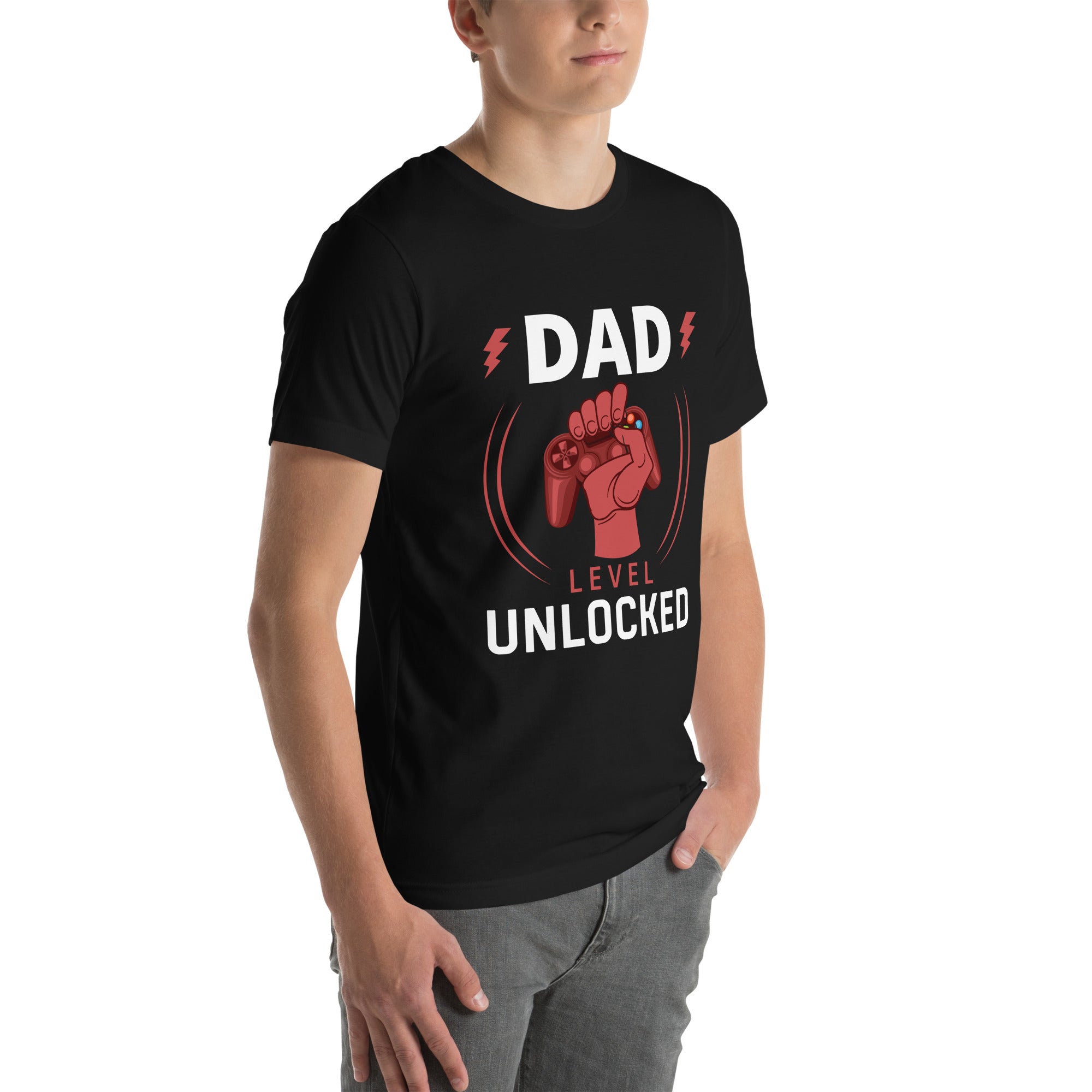 Dad Level Unlocked Unisex t-shirt