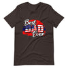 Best Dad Ever American Flag Unisex t-shirt