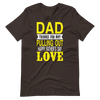 Dad Thanks For Not Pulling Out, Happy Father's Day, Love Unisex t-shirt