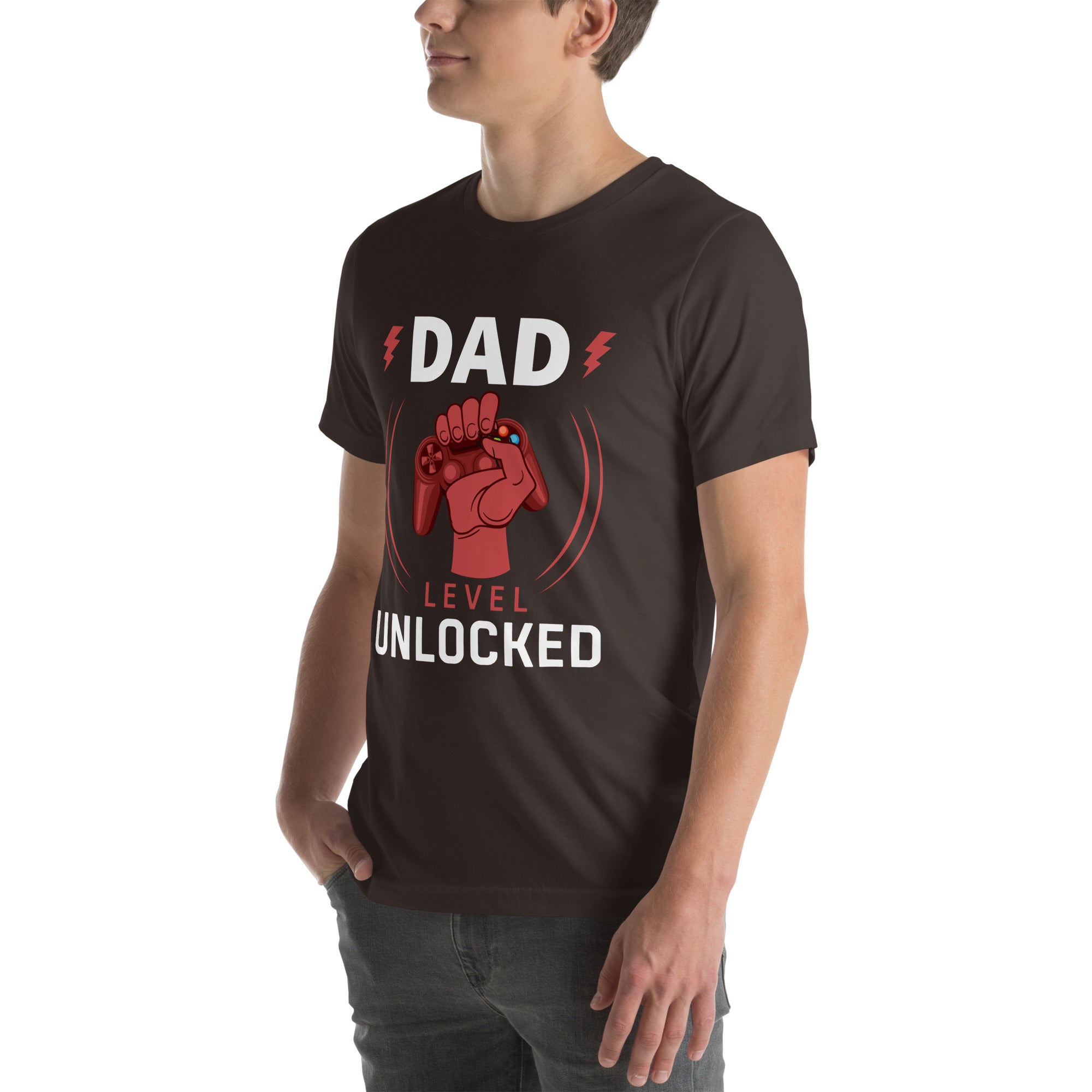 Dad Level Unlocked Unisex t-shirt