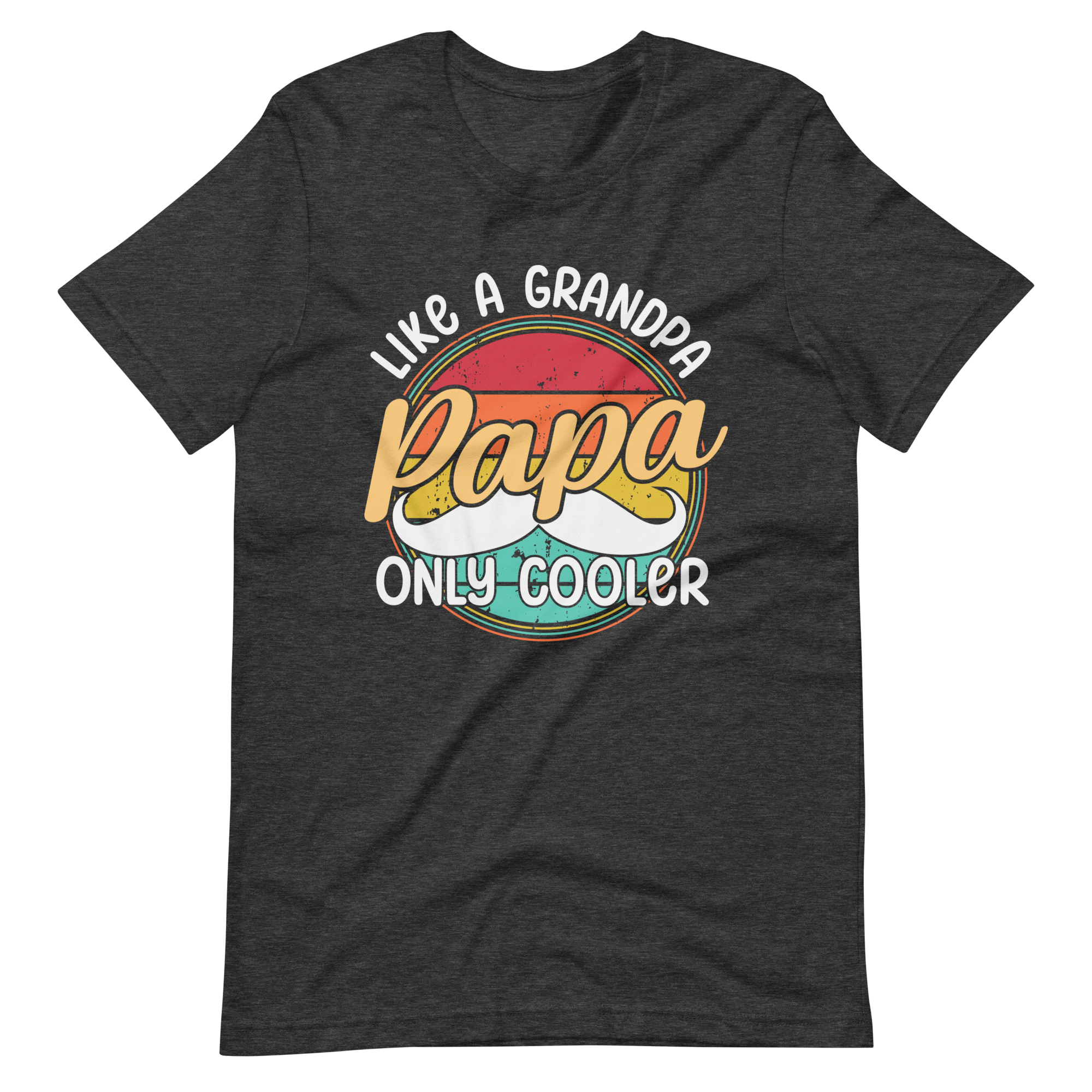 Papa Like A Grandpa Only Cooler Unisex t-shirt