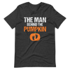 The Man Behind The Pumpkin Unisex t-shirt