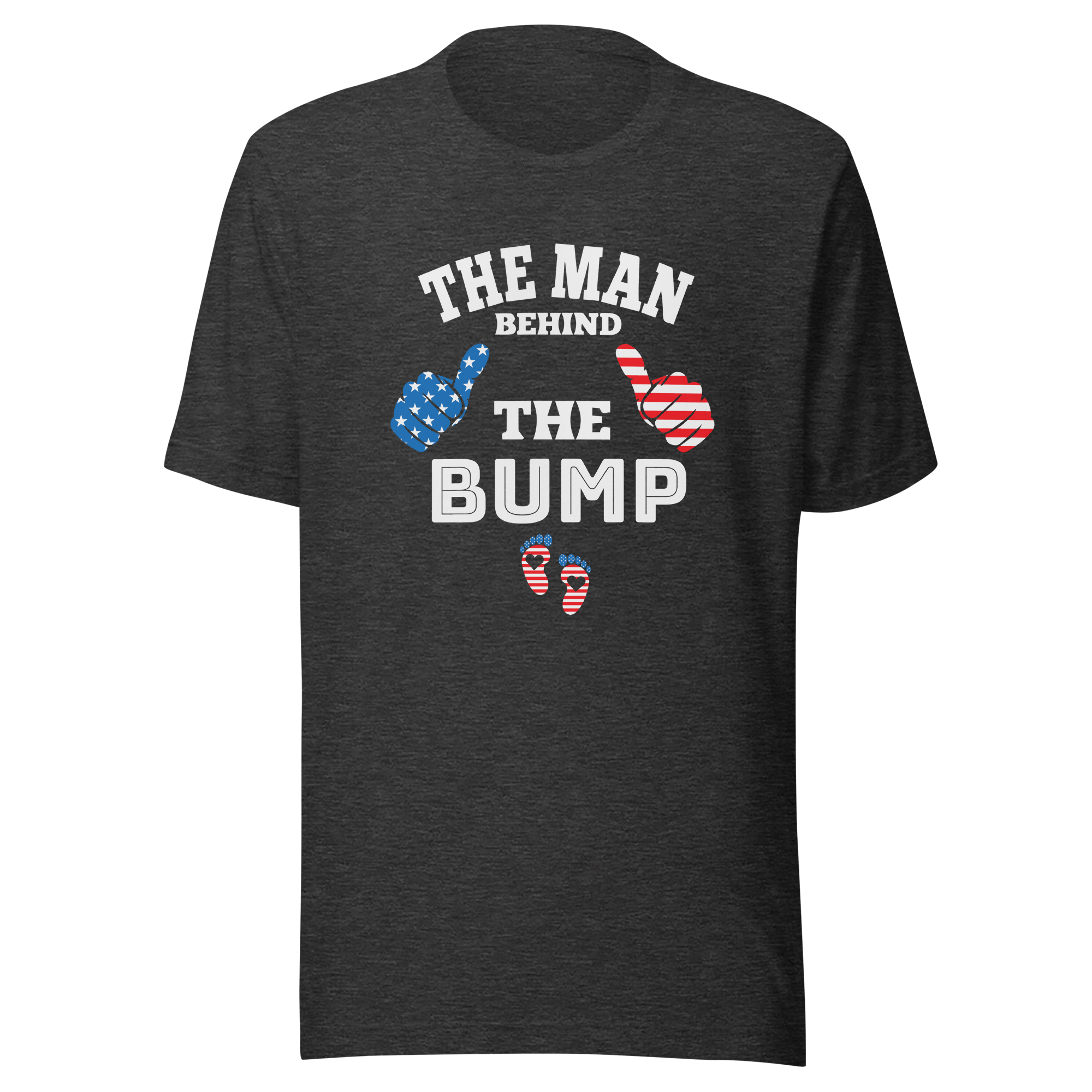 The Man Behind The Bump Unisex t-shirt