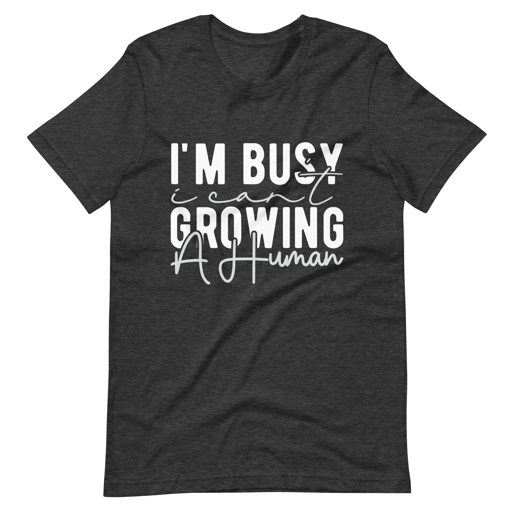 I Can't I'm Busy Growing A Human Unisex t-shirt