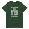 My Daughter Is Only Allowed Three Male Friends: The Father, The Son And The Holy Spirit Unisex t-shirt