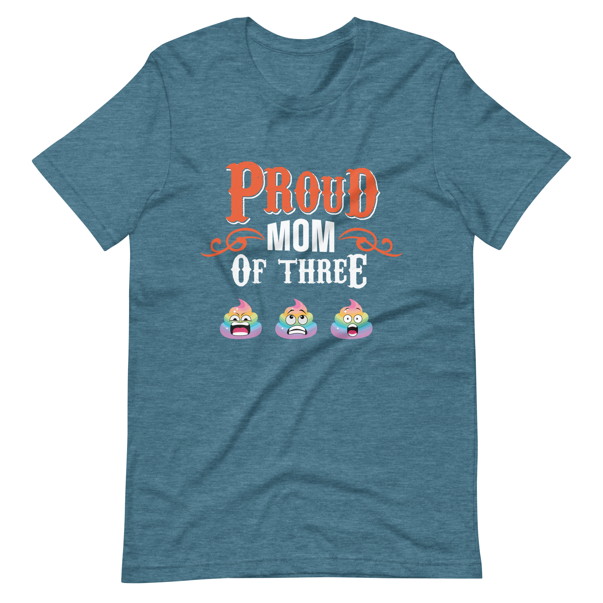 Proud Mom Of Three Unisex t-shirt