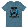 Dad Level Unlocked Unisex t-shirt