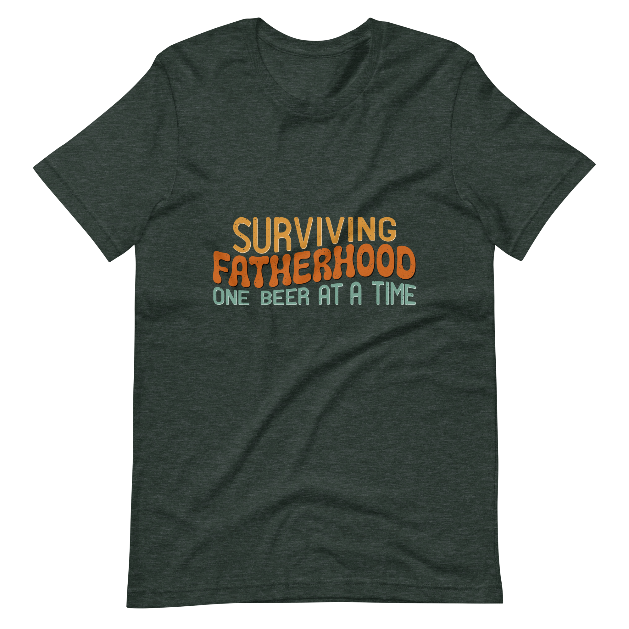 Surviving Fatherhood One Beer At A Time Unisex t-shirt