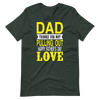 Dad Thanks For Not Pulling Out, Happy Father's Day, Love Unisex t-shirt