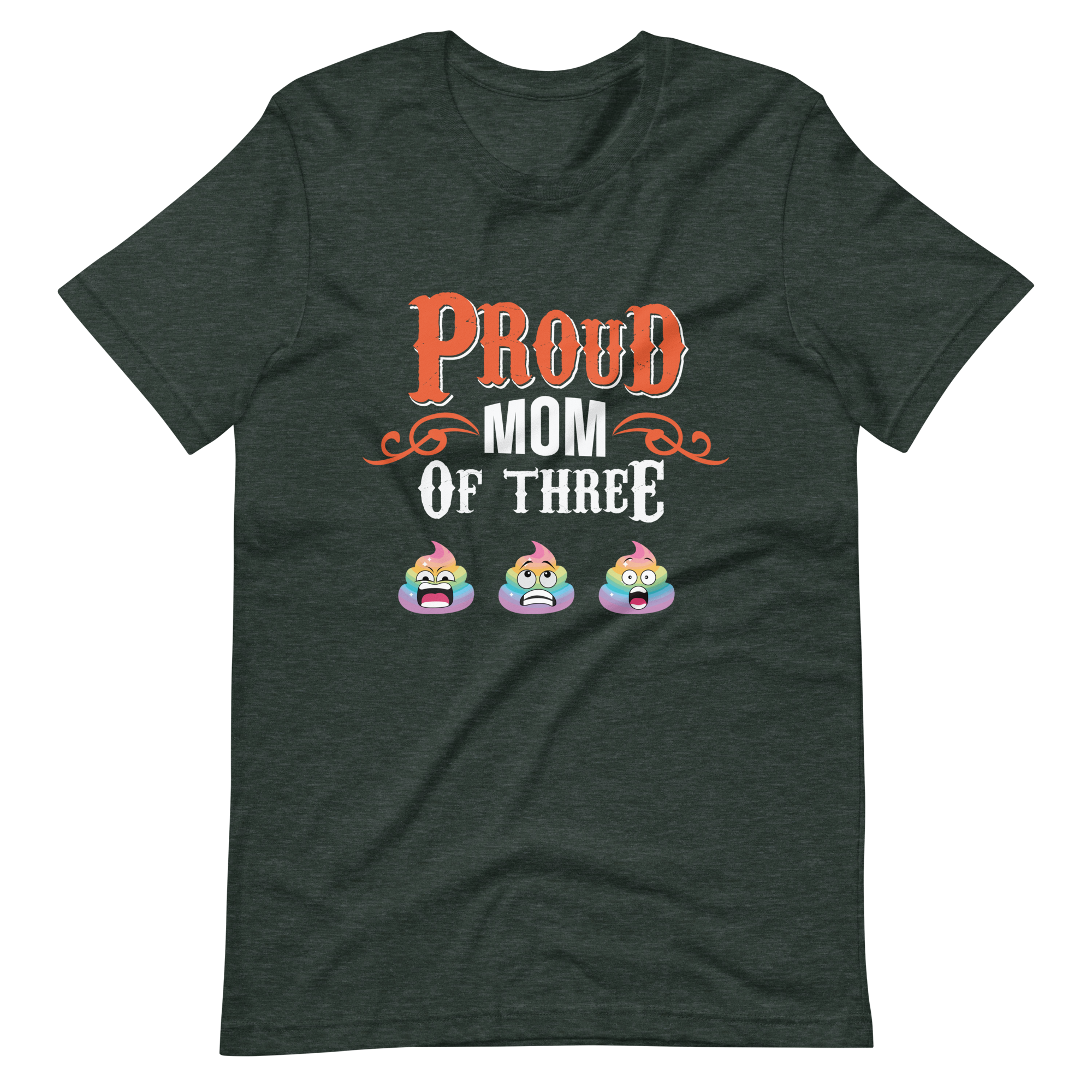 Proud Mom Of Three Unisex t-shirt