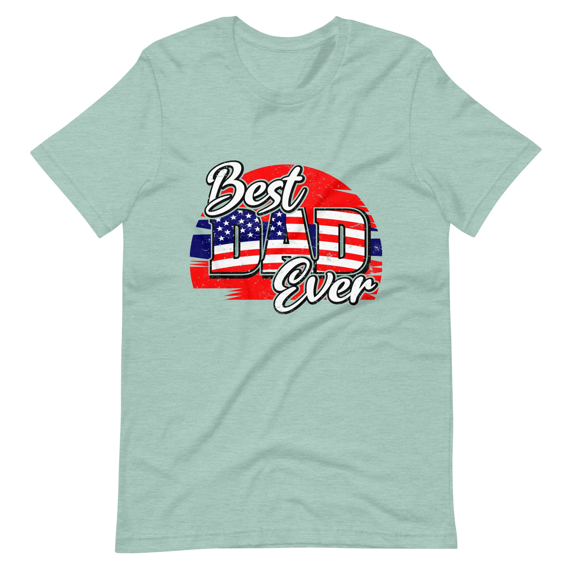 Best Dad Ever American Flag Unisex t-shirt