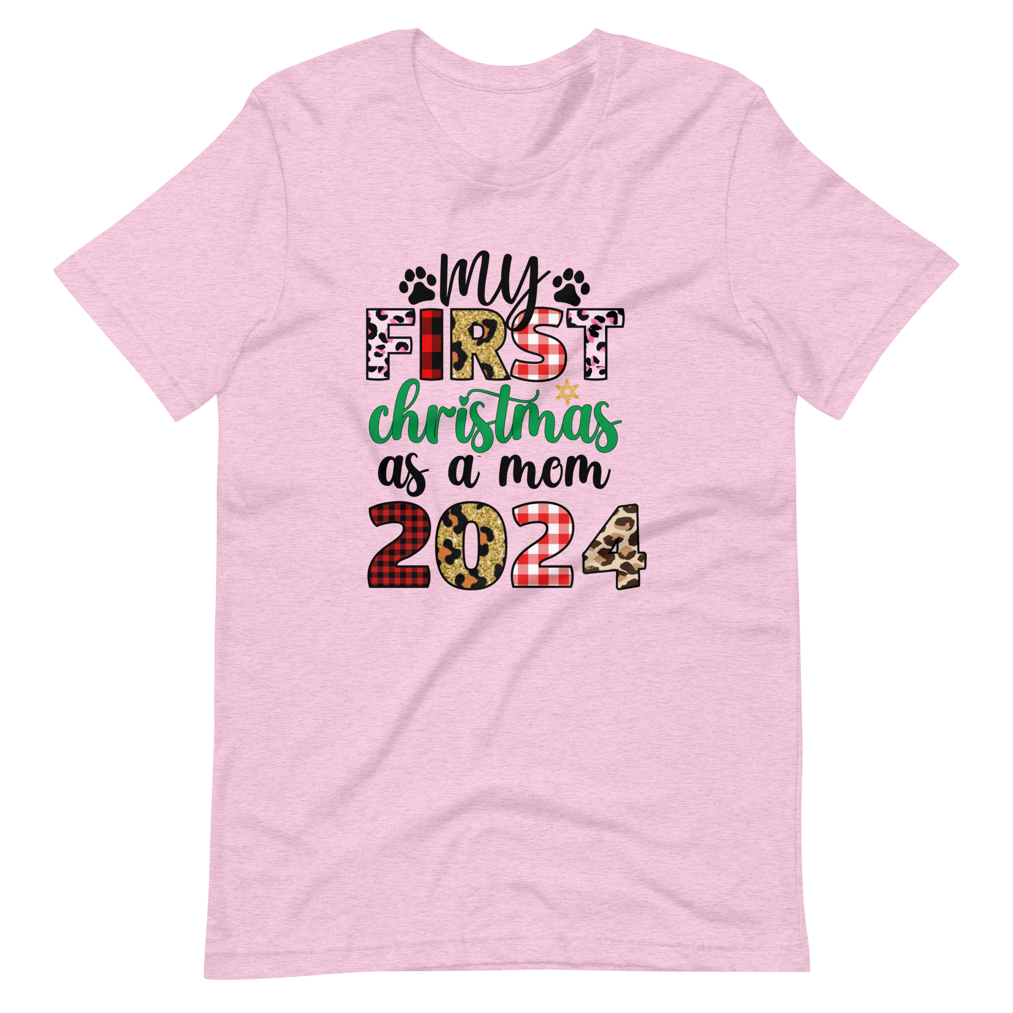 My First Christmas As A mom 2024 Unisex t-shirt