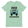 Dad Level Unlocked Unisex t-shirt