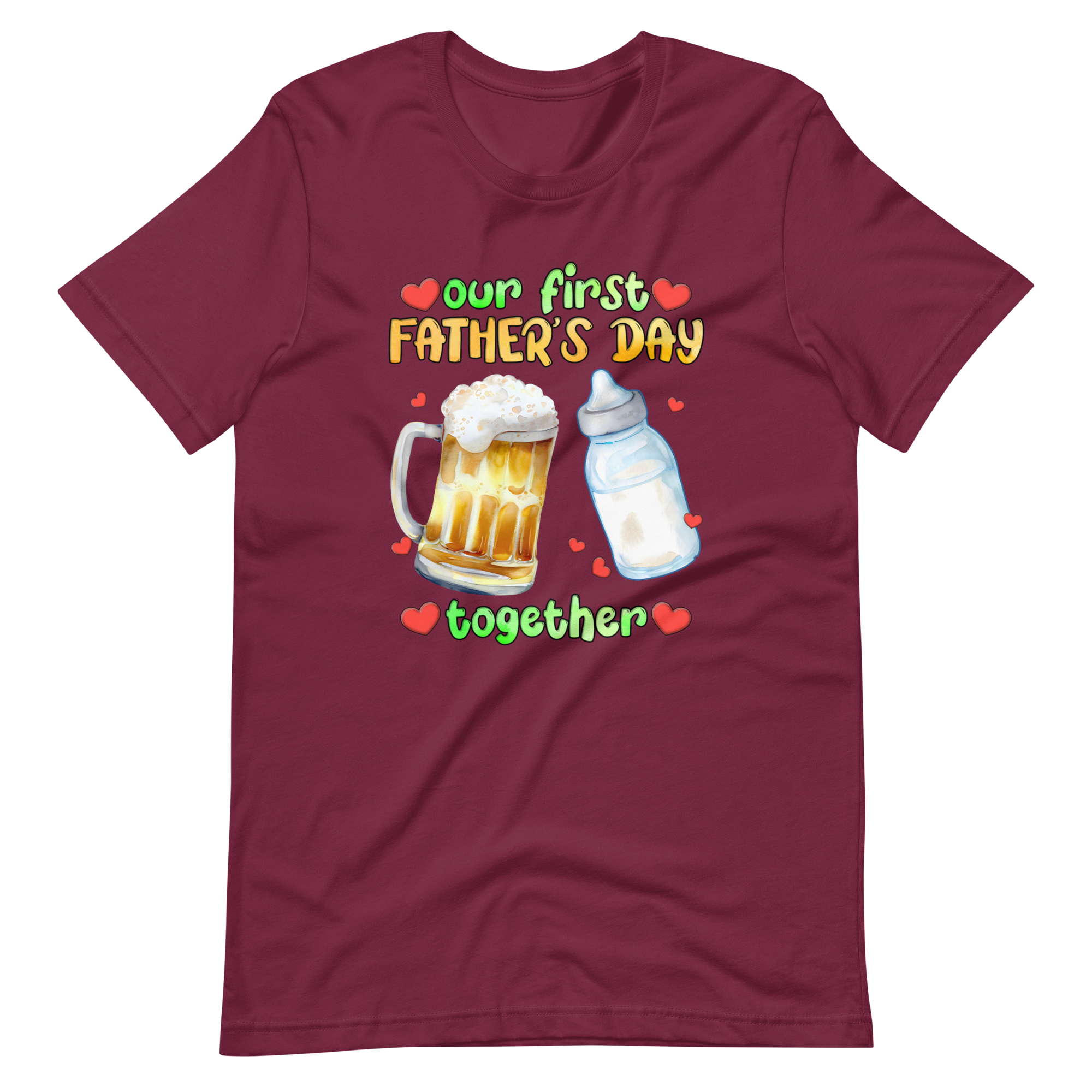 Our First Father's Day Together Unisex t-shirt