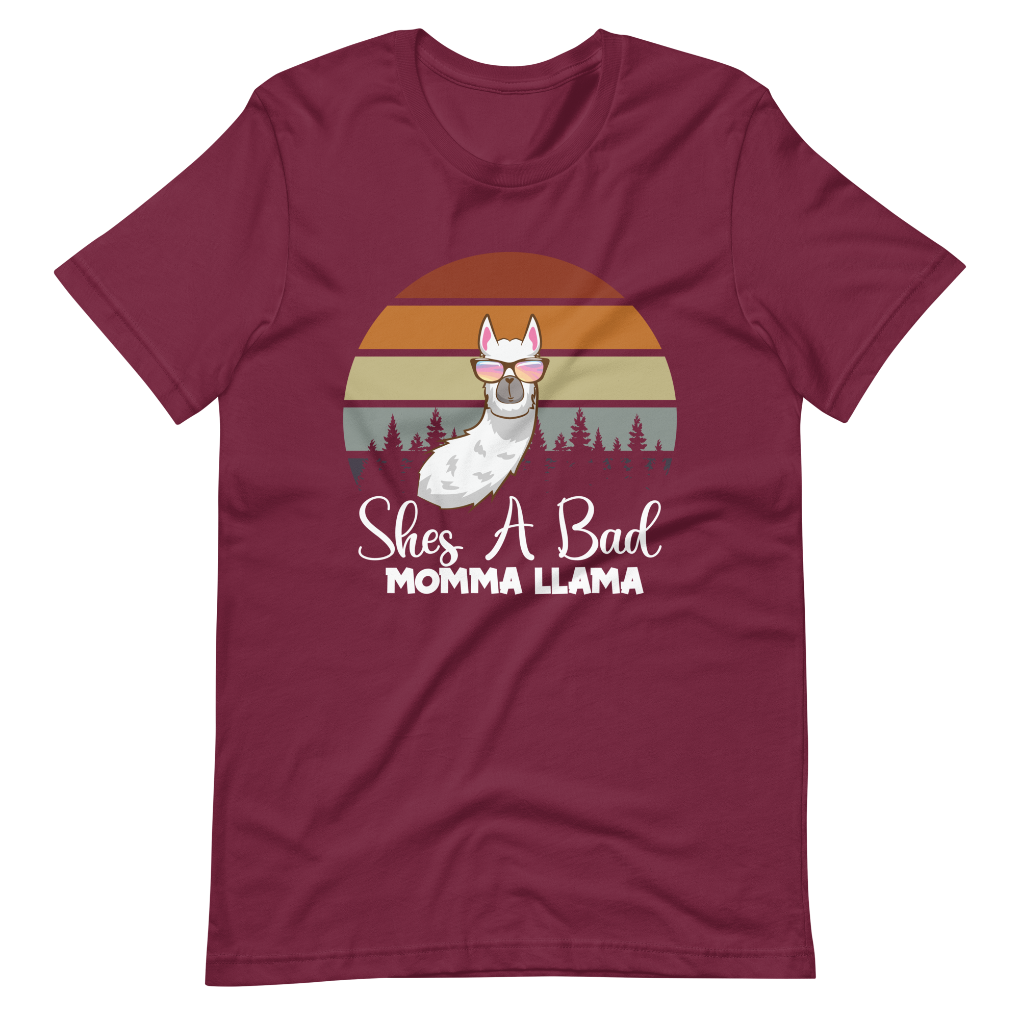 She's A Bad Momma Llama Unisex t-shirt