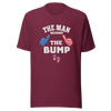 The Man Behind The Bump Unisex t-shirt