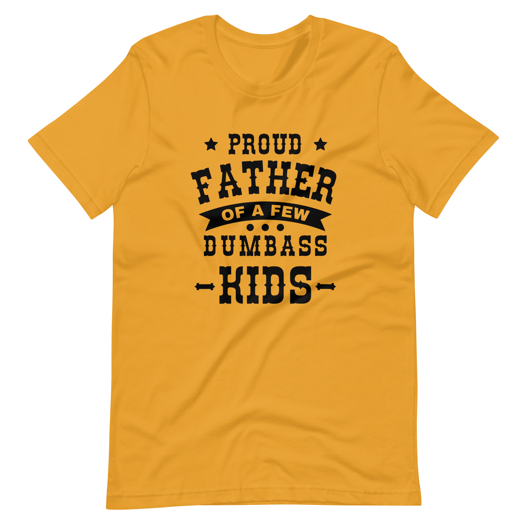 Proud Father Of A Few Dumbass Kids Unisex t-shirt