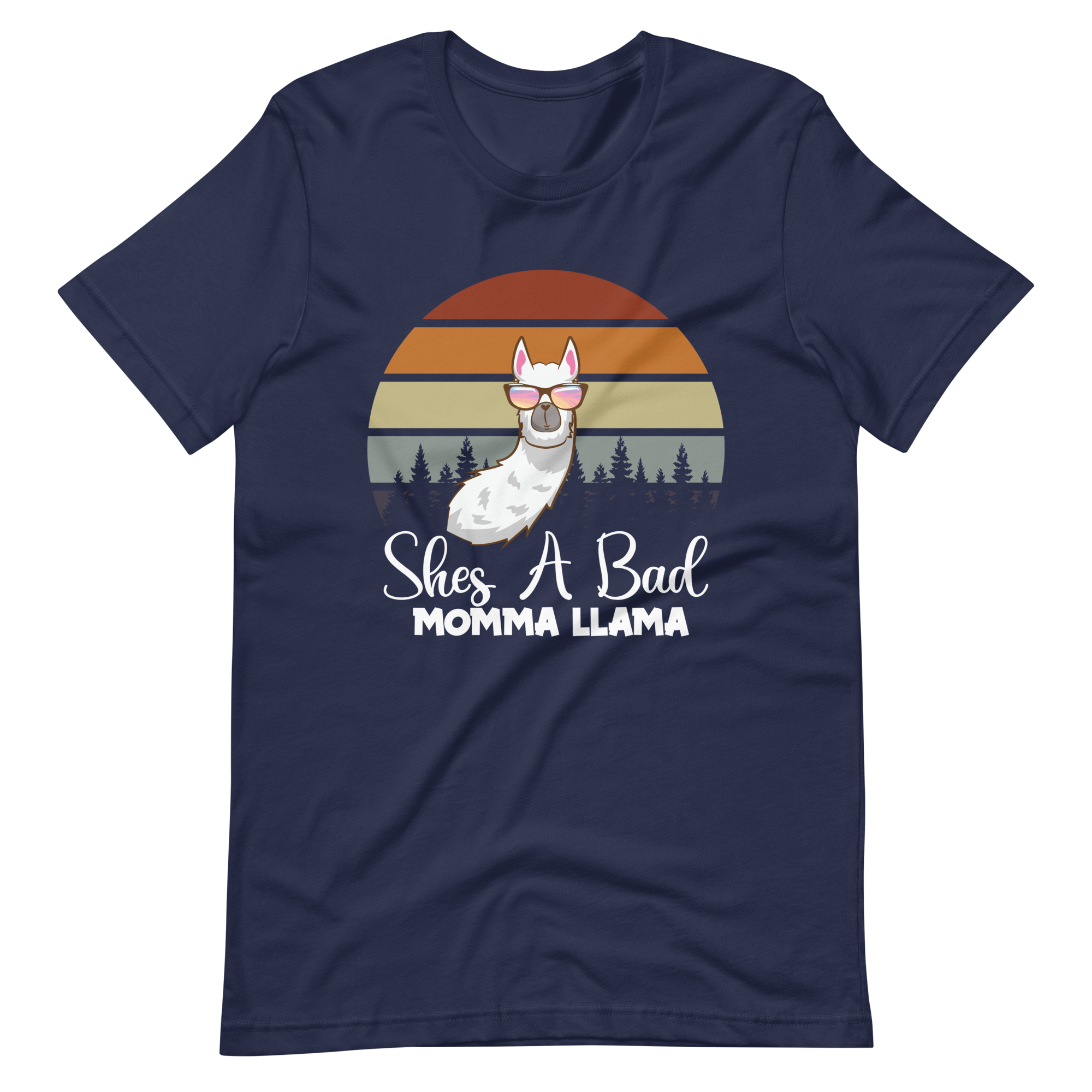 She's A Bad Momma Llama Unisex t-shirt