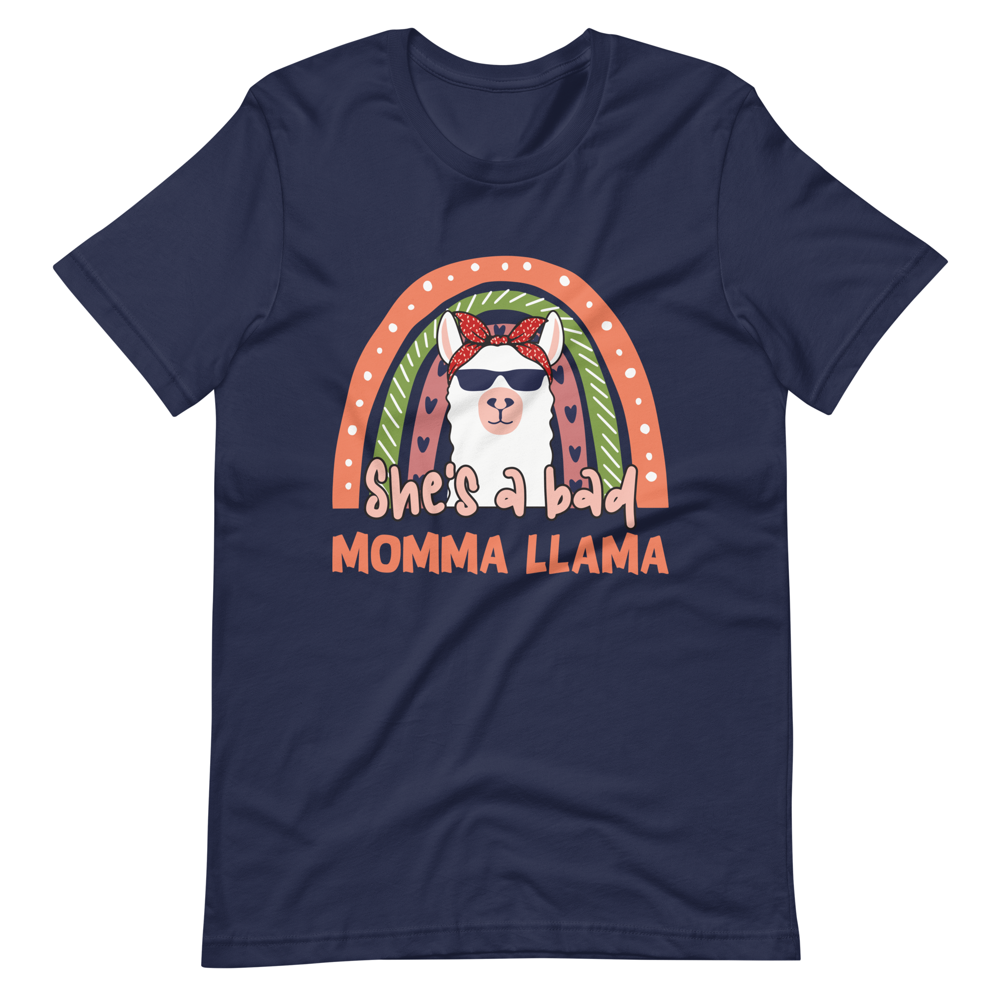 She's A Bad Momma Llama Unisex t-shirt