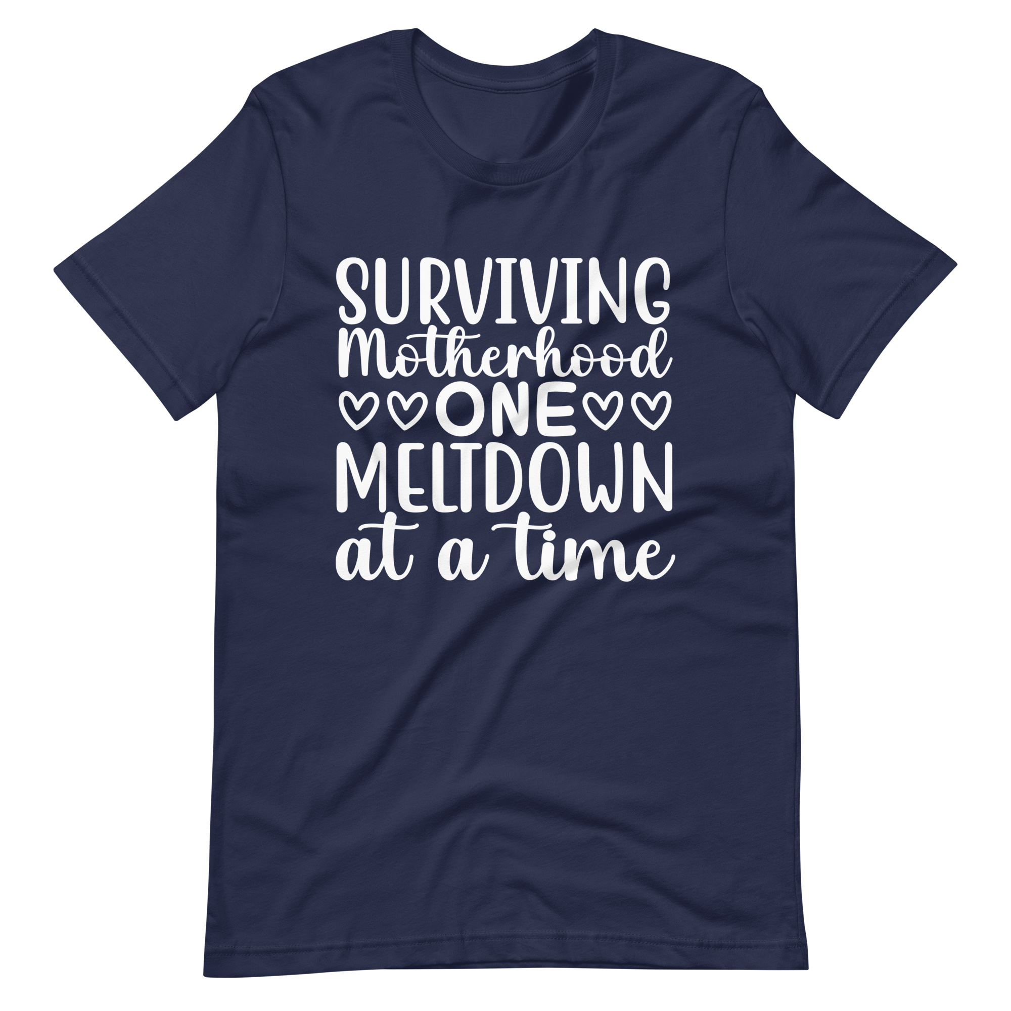 Surviving Motherhood One Meltdown At A Time Unisex t-shirt