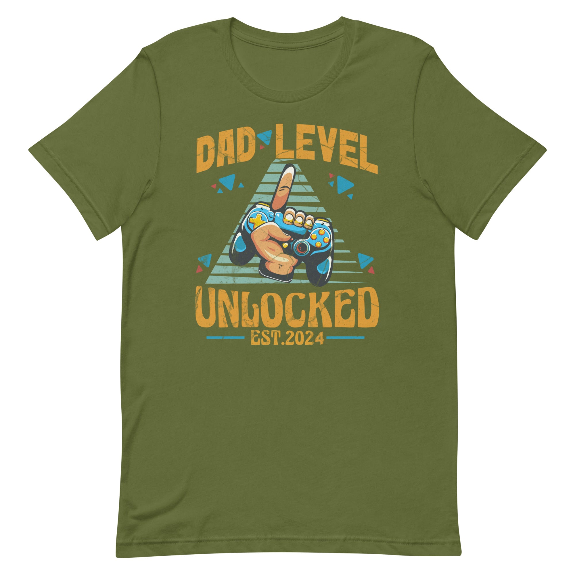 Dad Level Unlocked Est. 2024 Unisex t-shirt