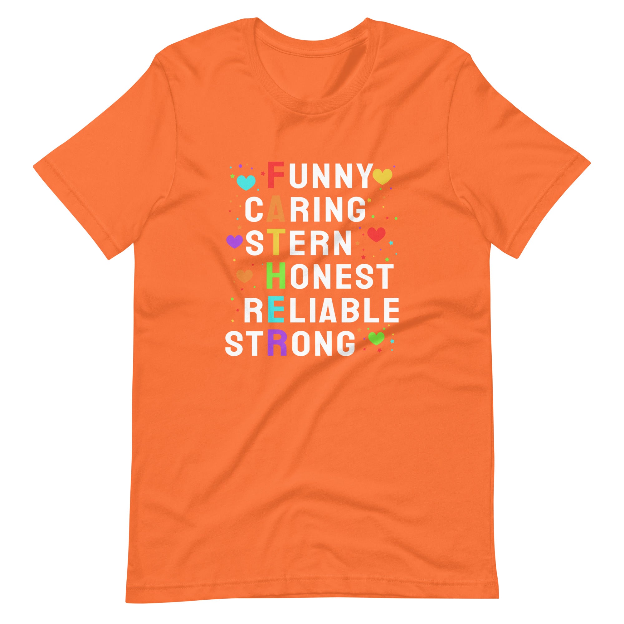 "Funny Caring Stern Honest Reliable" Unisex t-shirt