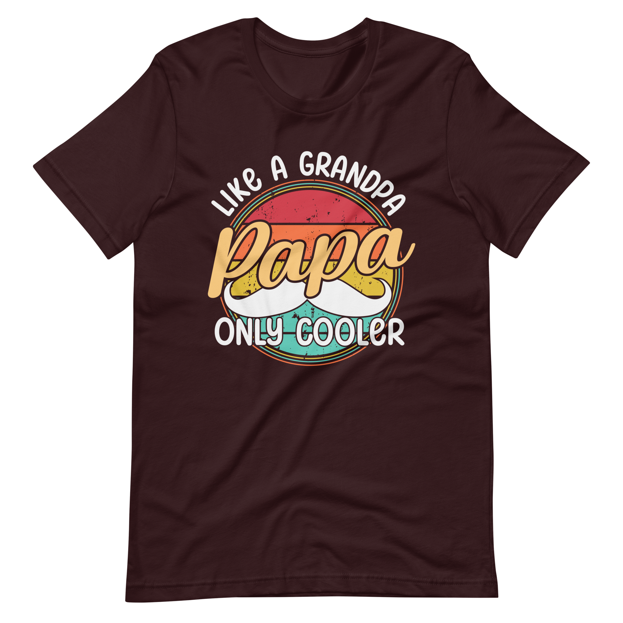 Papa Like A Grandpa Only Cooler Unisex t-shirt