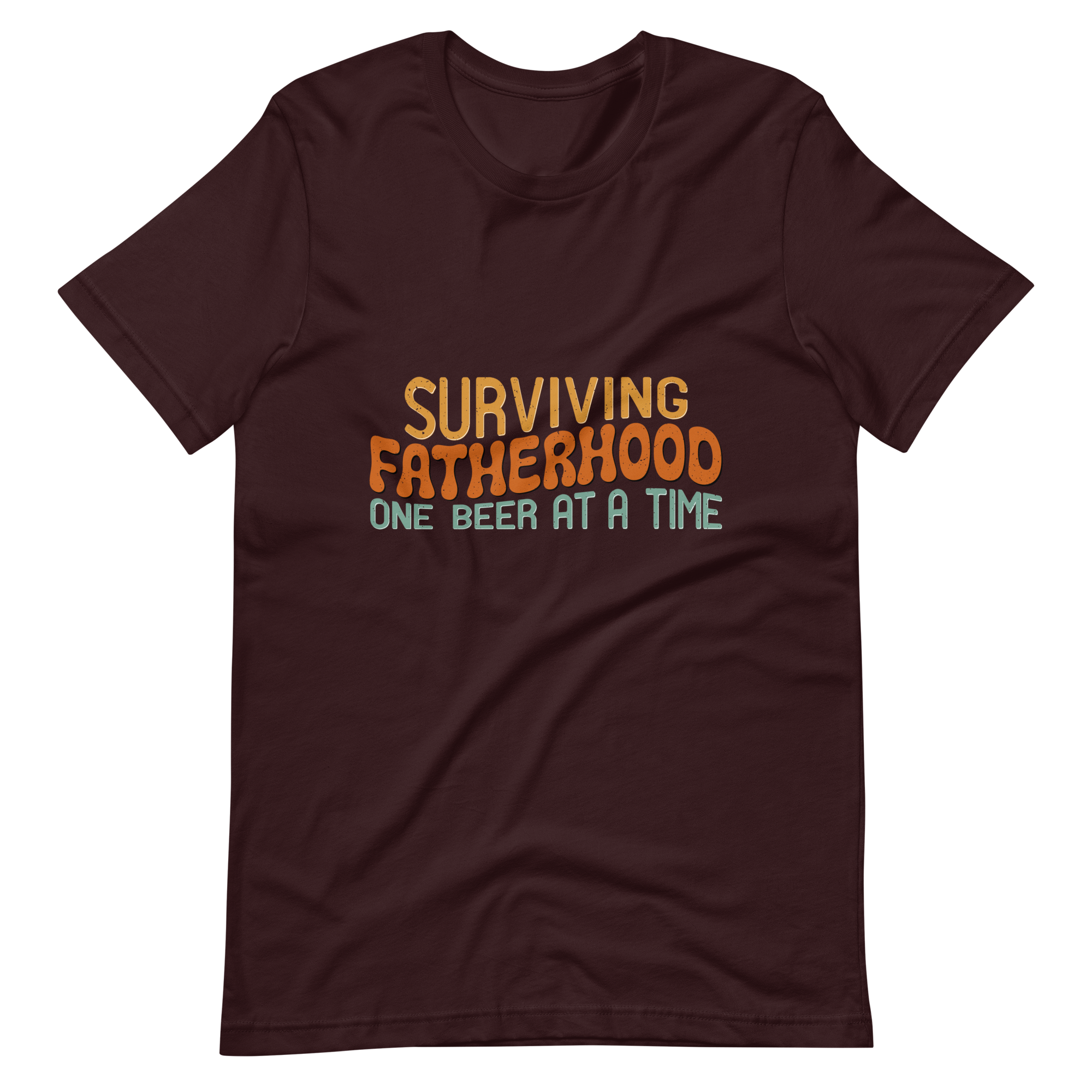 Surviving Fatherhood One Beer At A Time Unisex t-shirt