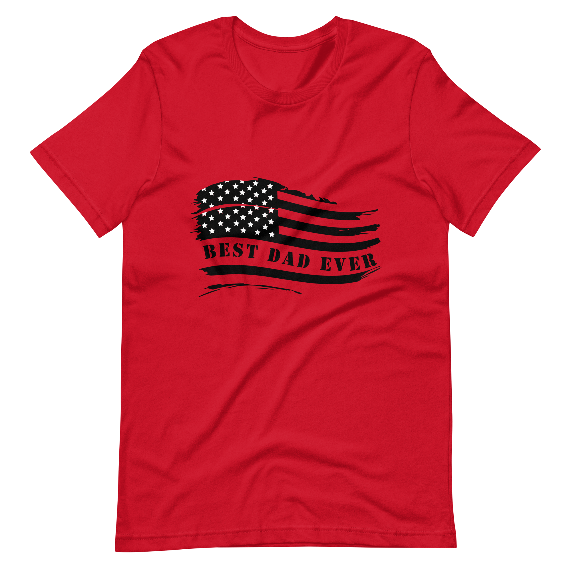 Best Dad Ever American Flag Unisex t-shirt